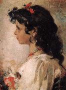 Joaquin Sorolla Italian girls oil painting